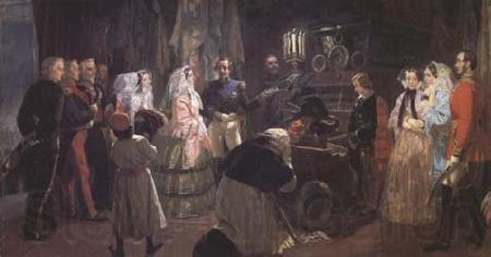 Edward Matthew Ward Queen Victoria at the Tomb of Napoleon (mk25)